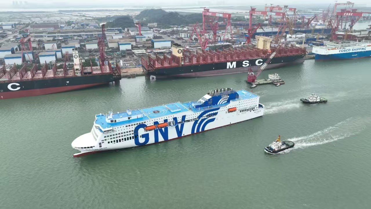 Successful Delivery of MSC 2# Ro-Ro Passenger Ship with NGC Marine's Gearboxes Supplied to KONGSBERG